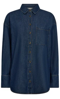 Online Skjorte - Lisea - Medium Blue Denim Skjorter