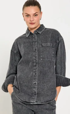 Best Skjorte - Lisea - Vintage Grey Denim Skjorter