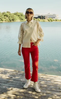 New Skjorte - Silva - Star Off-white Skjorter