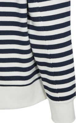 Outlet Striktrøje - Fiffi - Off-white w- Navy Blazer Striktrøjer & Sweat|Blazere & Indejakker