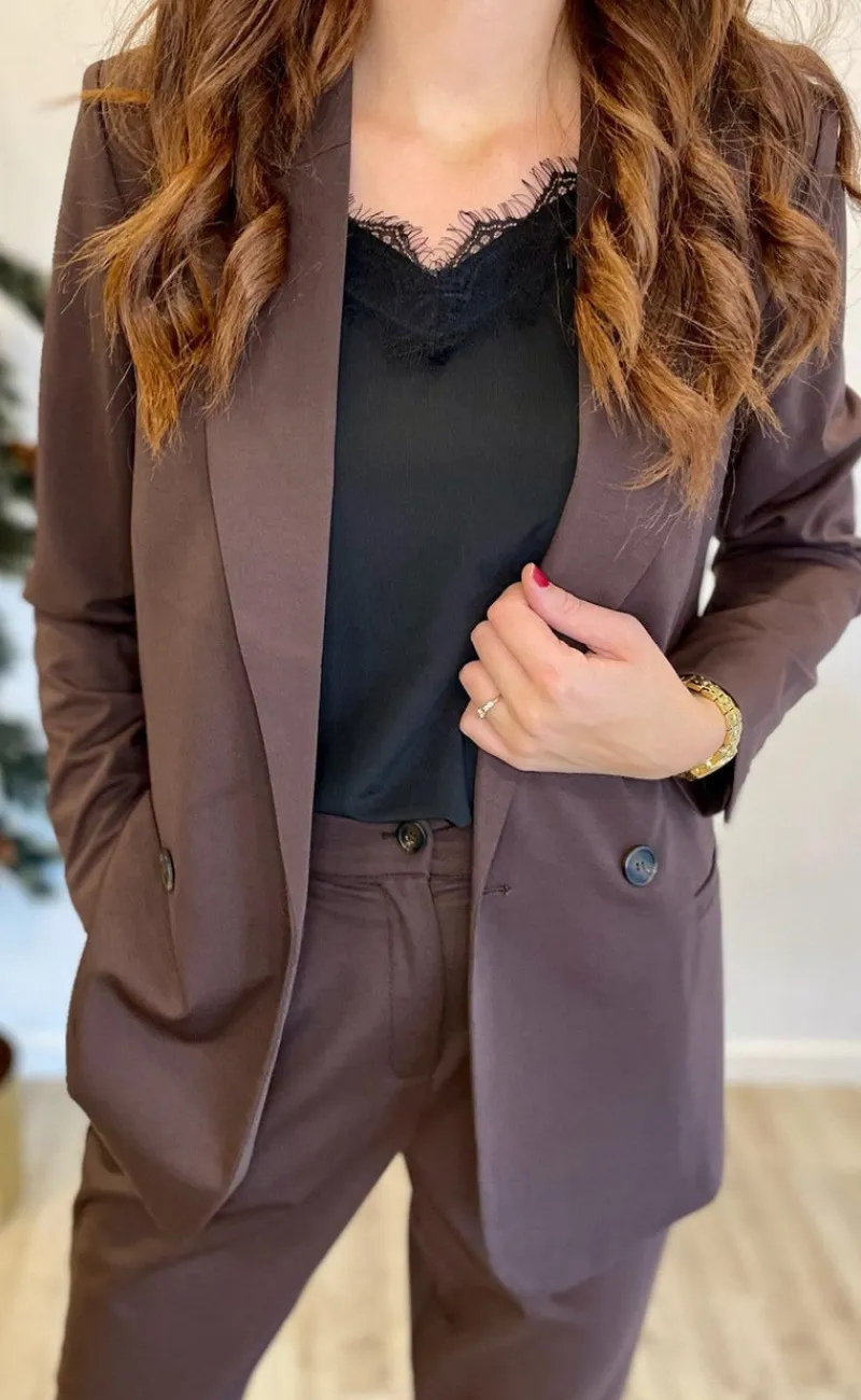 Discount Top - Bicco Strap - Black T-shirts & Toppe