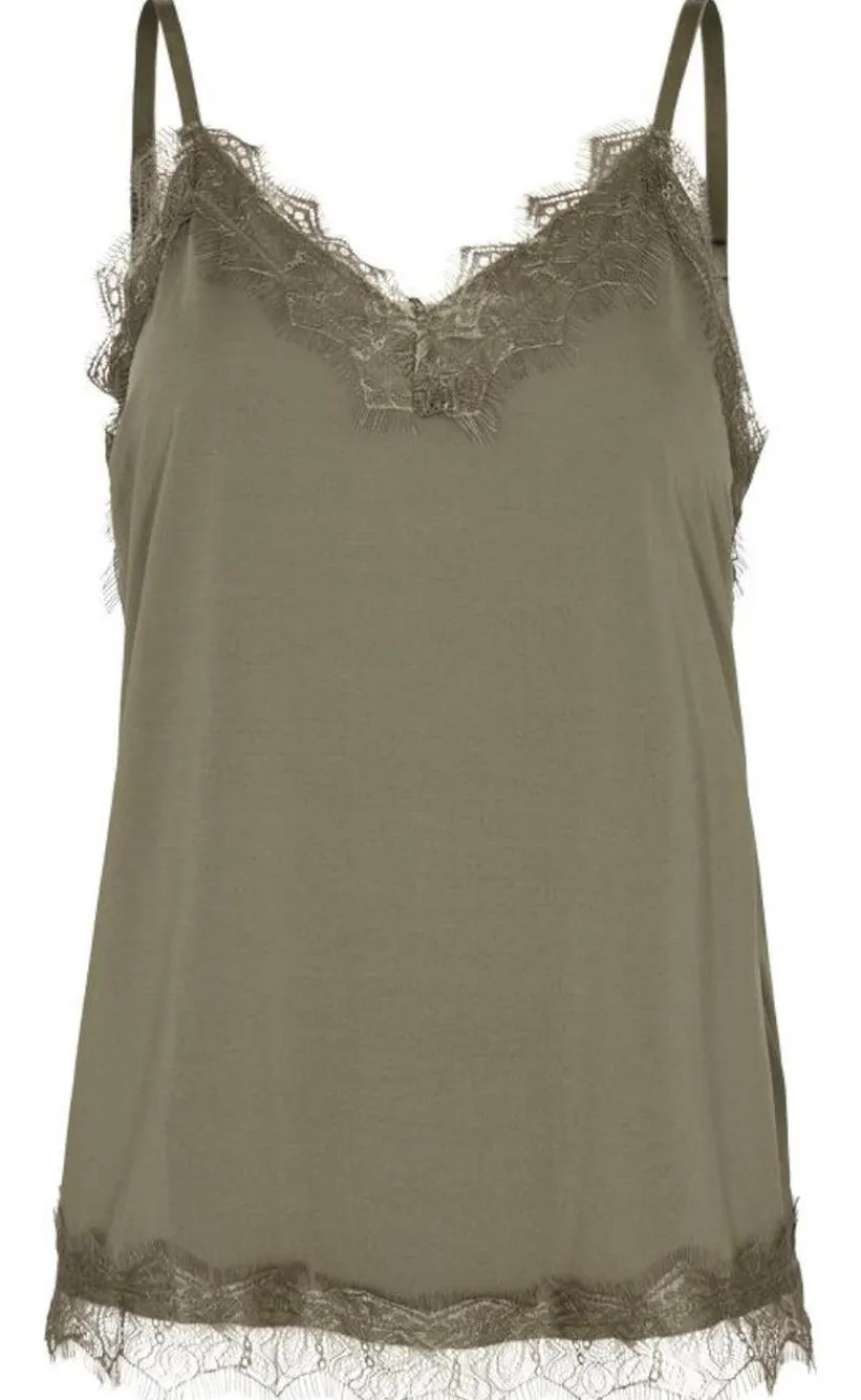 Best Top - Bicco Strap - Deep Lichen Green T-shirts & Toppe