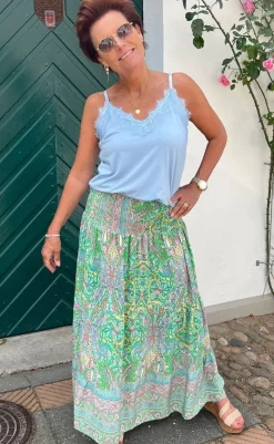 Top - Bicco Strap - Chambray Blue T-shirts & Toppe