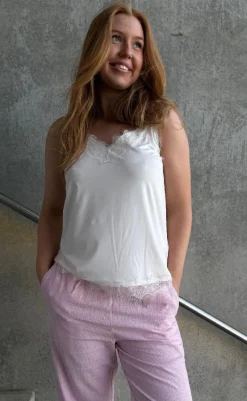 Sale Top - Bicco Strap - Off White T-shirts & Toppe