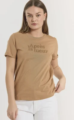 New T-shirt - Hezel - Burro T-shirts & Toppe