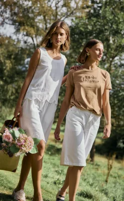 New T-shirt - Hezel - Burro T-shirts & Toppe