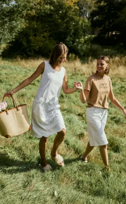 New T-shirt - Hezel - Burro T-shirts & Toppe