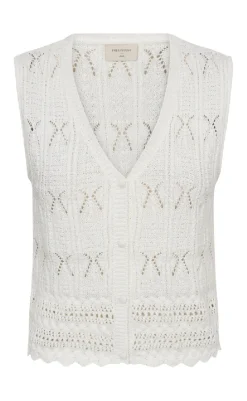 Clearance Vest - Fraya - Brilliant White Veste