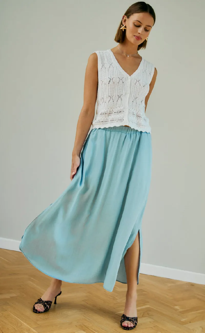 Clearance Vest - Fraya - Brilliant White Veste