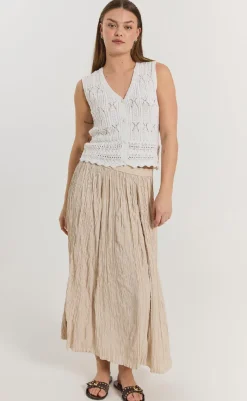 Clearance Vest - Fraya - Brilliant White Veste