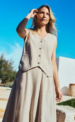 Hot Vest - Lava - Sand Melange Veste