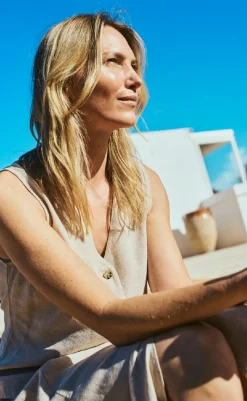 Hot Vest - Lava - Sand Melange Veste