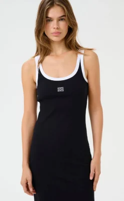 Online Kjole - Drew Contrast Logo - Black Kjoler