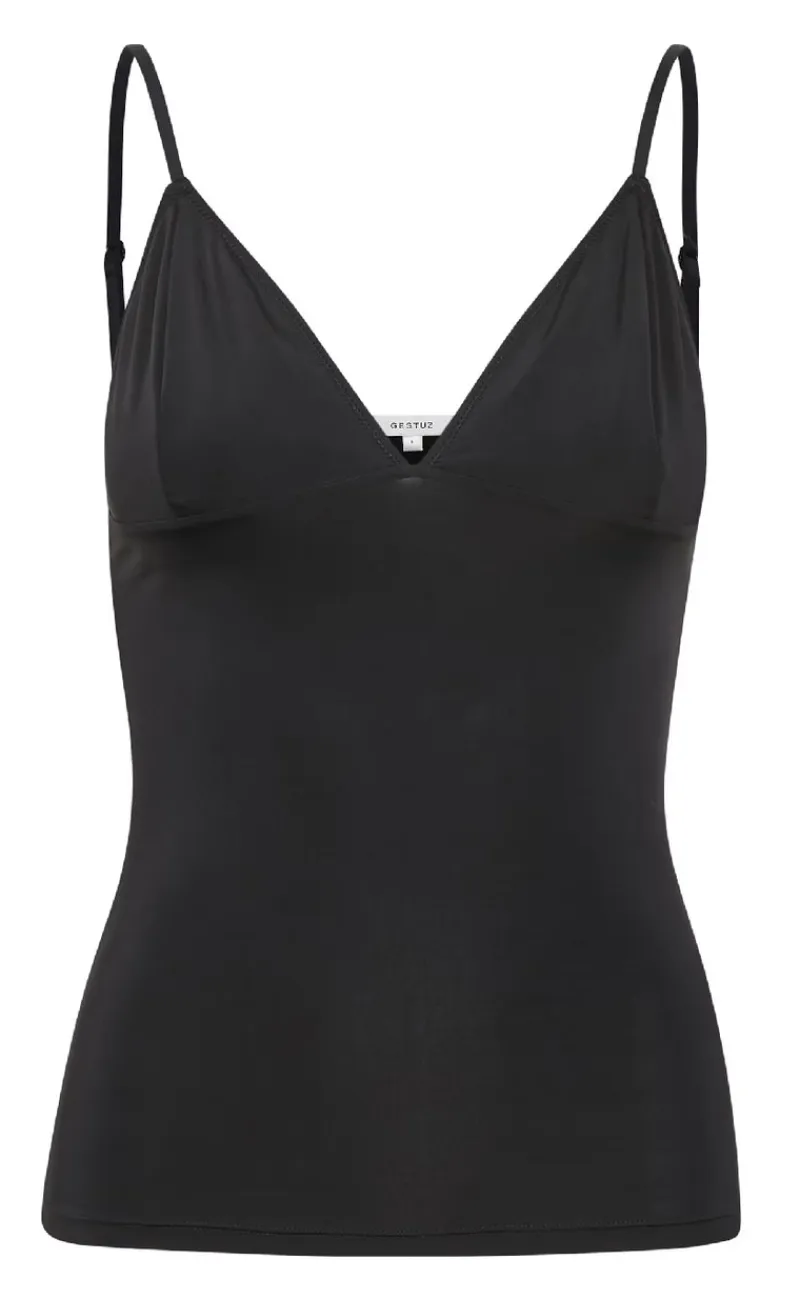 Outlet Top - Cami - Black T-shirts & Toppe