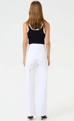 Hot Top - Drew Contrast - Black T-shirts & Toppe