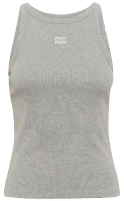 Discount Top - Drew Mel Logo - Grey Melange T-shirts & Toppe