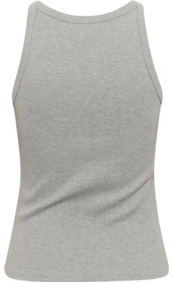 Discount Top - Drew Mel Logo - Grey Melange T-shirts & Toppe