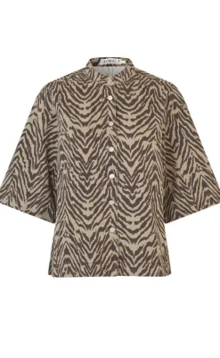 Bluse - Aulana-G - Zebra Mist Bluser