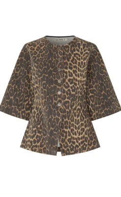 New Bluse - Lila-G - Leopard Mist Bluser