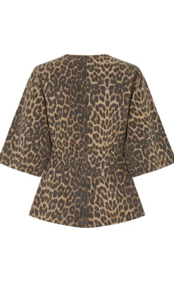 New Bluse - Lila-G - Leopard Mist Bluser