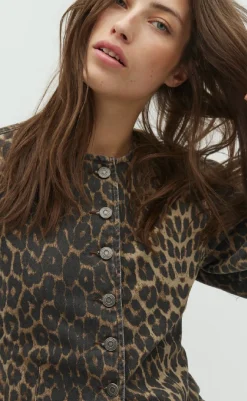 New Bluse - Lila-G - Leopard Mist Bluser