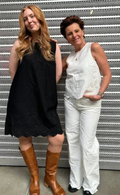 Online Bukser - Amarillo Scallop-G - White Bukser & Jeans