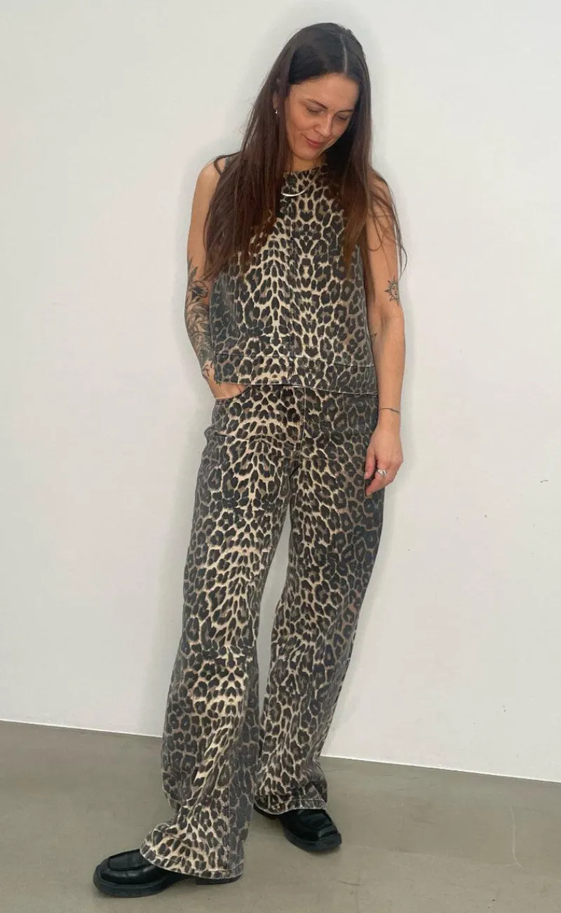 Hot Bukser - Cadian-G - Leopard Mist Bukser & Jeans