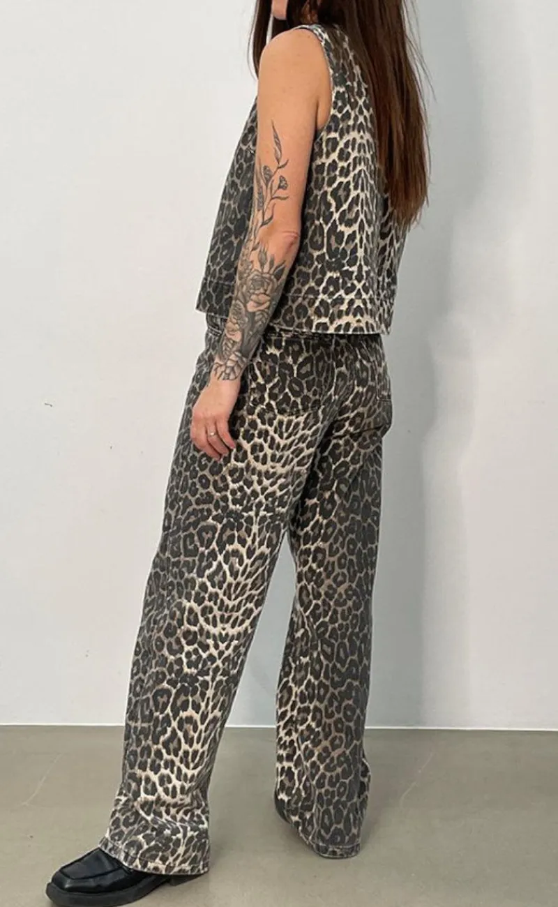Hot Bukser - Cadian-G - Leopard Mist Bukser & Jeans