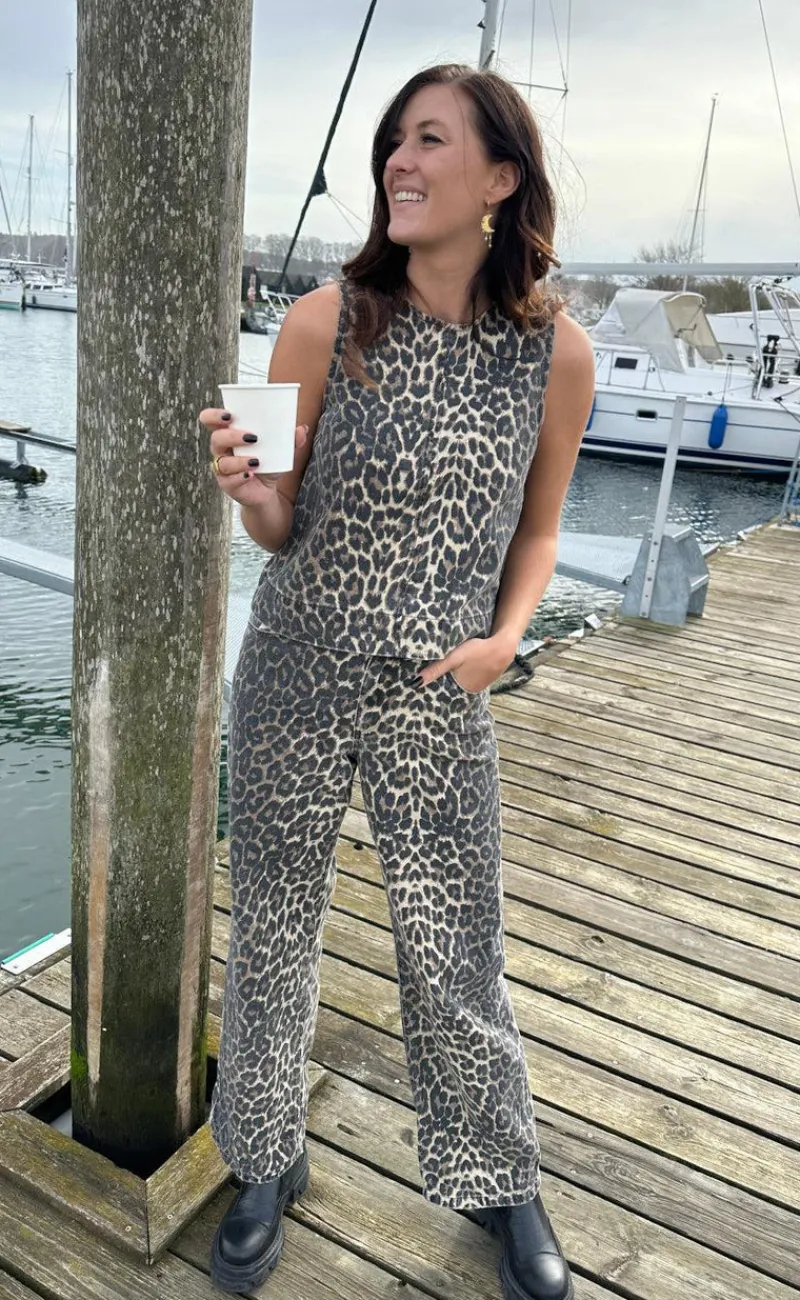 Hot Bukser - Cadian-G - Leopard Mist Bukser & Jeans