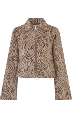 Online Jakke - Deluanne-G - Brown Zebra Jakker & Frakker|Alt Overtøj