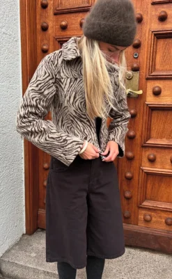 Online Jakke - Deluanne-G - Brown Zebra Jakker & Frakker|Alt Overtøj