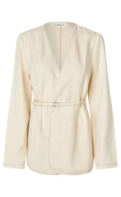 Hot Jakke - Yulianne-G - Ecru Jakker & Frakker|Alt Overtøj