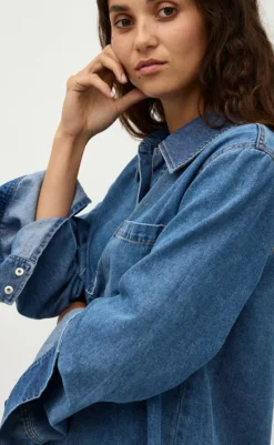 Discount Kjole - Fialeo-G - Mid Vintage Blue Kjoler