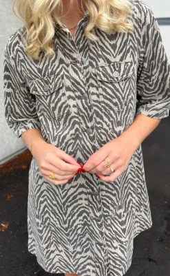 Sale Kjole - Mira-G - Zebra mist Kjoler