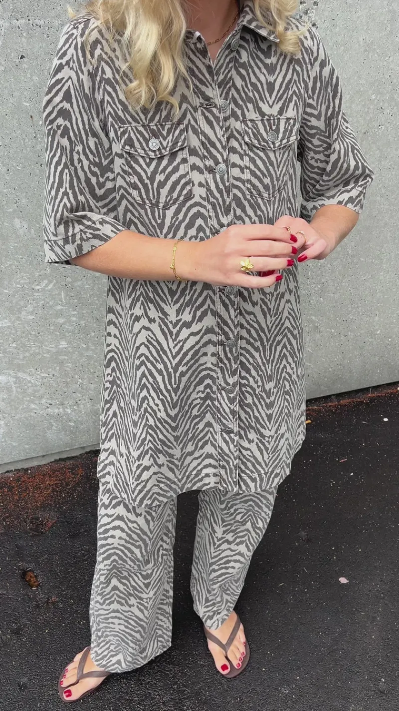 Sale Kjole - Mira-G - Zebra mist Kjoler