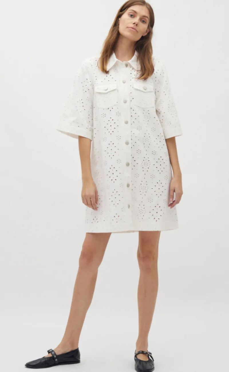 New Kjole - Mira-G - White Kjoler