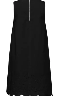 Online Kjole - Rhiann Scallop-G - Black Kjoler