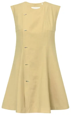 Kjole - Yanina-G - Butter Yellow Melange Kjoler