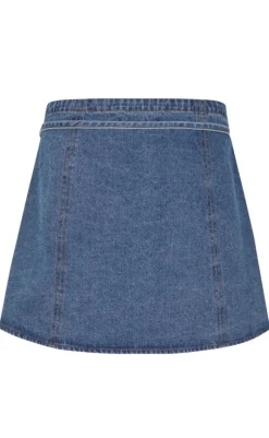 Clearance Nederdel - Caja - Vintage Blue Wash Nederdele