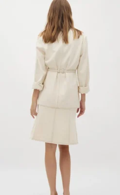 Discount  Nederdel - Joylena-G - Ecru Nederdele