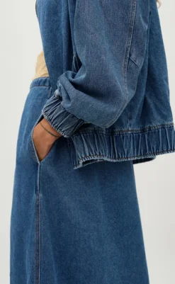 Best Nederdel - Junea-G - Mid Vintage Blue Nederdele