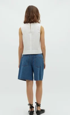 Shorts - Talina - Midt Blue Dot Shorts