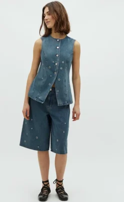 Shorts - Talina - Light Mud Wash Shorts