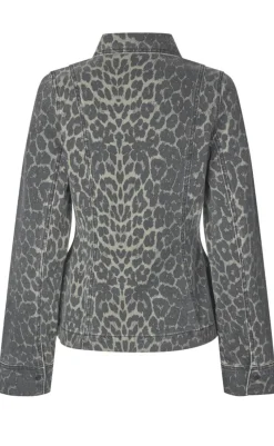 Sale Skjorte - Firola-G - Dark Leopard Mist Skjorter
