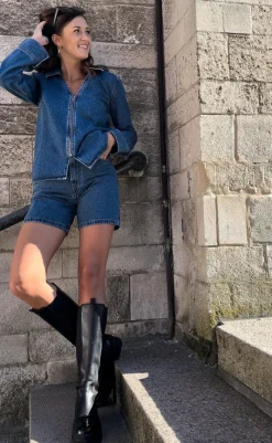 Online Skjorte - Panema-G  - Vintage blue Wash Skjorter