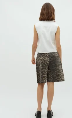 Top - Ciana Scallop-G - White T-shirts & Toppe