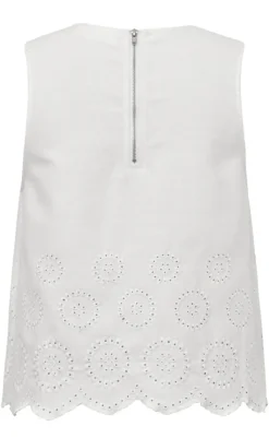 Discount Top - Rihne Scallop-G - White T-shirts & Toppe