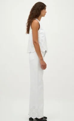 Discount Top - Rihne Scallop-G - White T-shirts & Toppe