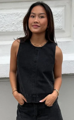 Hot Top - Rihne-G - Rebel Black T-shirts & Toppe