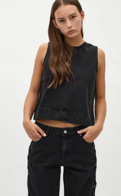 Hot Top - Rihne-G - Rebel Black T-shirts & Toppe